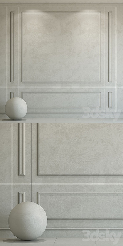 Decorative plaster with molding 221
